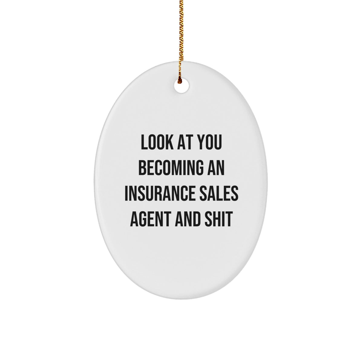 Favorite Insurance Sales Agent Christmas Ornament for Kids Gift - Image 1