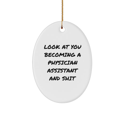 Funny Physician Assistant Christmas Unique Gifts from Family to Become a PA - Image 1