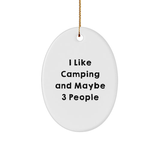 Christmas Ornament Camping Enthusiast Gift for Coworkers – I Like - Image 1