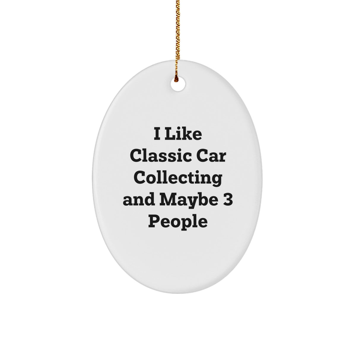 Classic Car Collecting Christmas Ornament Gift for Family - Treasure I - Image 1