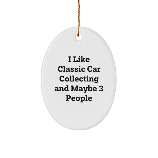Classic Car Collecting Christmas Ornament Gift for Family - Treasure I - Image 1