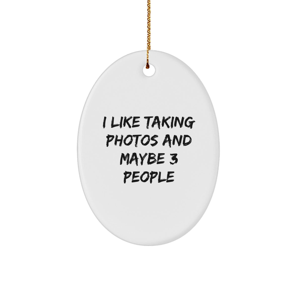 Photography Christmas Ornament Gift for Family - I Like Taking Photos - Image 1