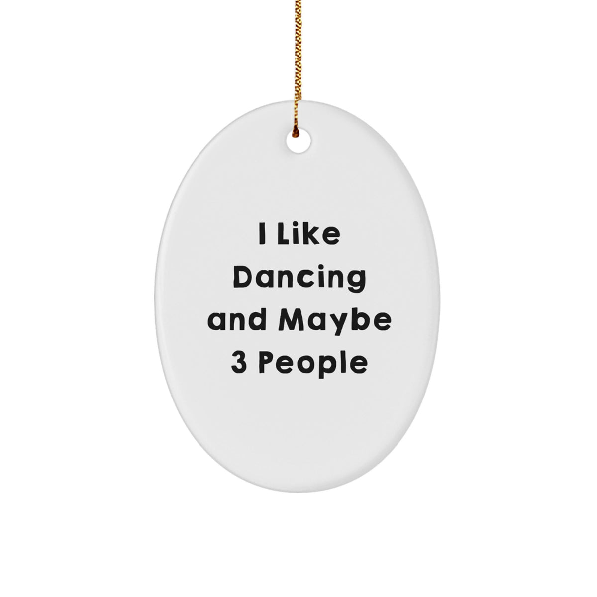 Favorite Dancing Christmas Ornament Gift for Kids - I Like Dancing - Image 1