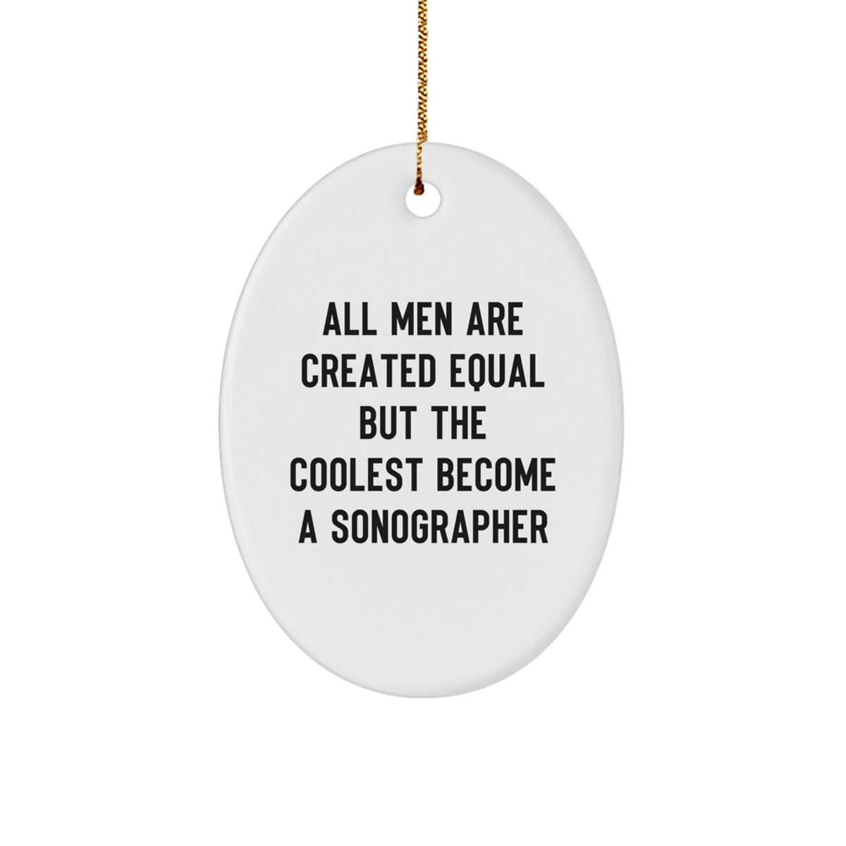 Christmas Gift for Her Sonographer Keepsake Ornament - Image 1