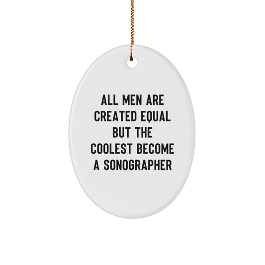 Christmas Gift for Her Sonographer Keepsake Ornament - Image 1