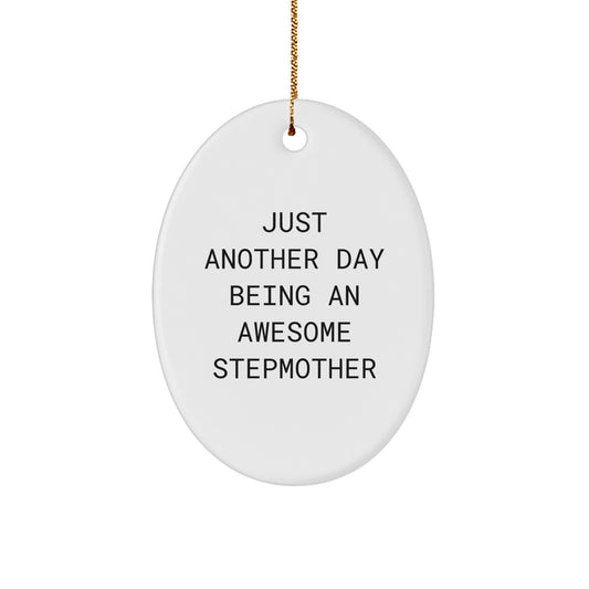 Playful Stepmother Novelty Christmas Ornament for Friends Gift - Image 1