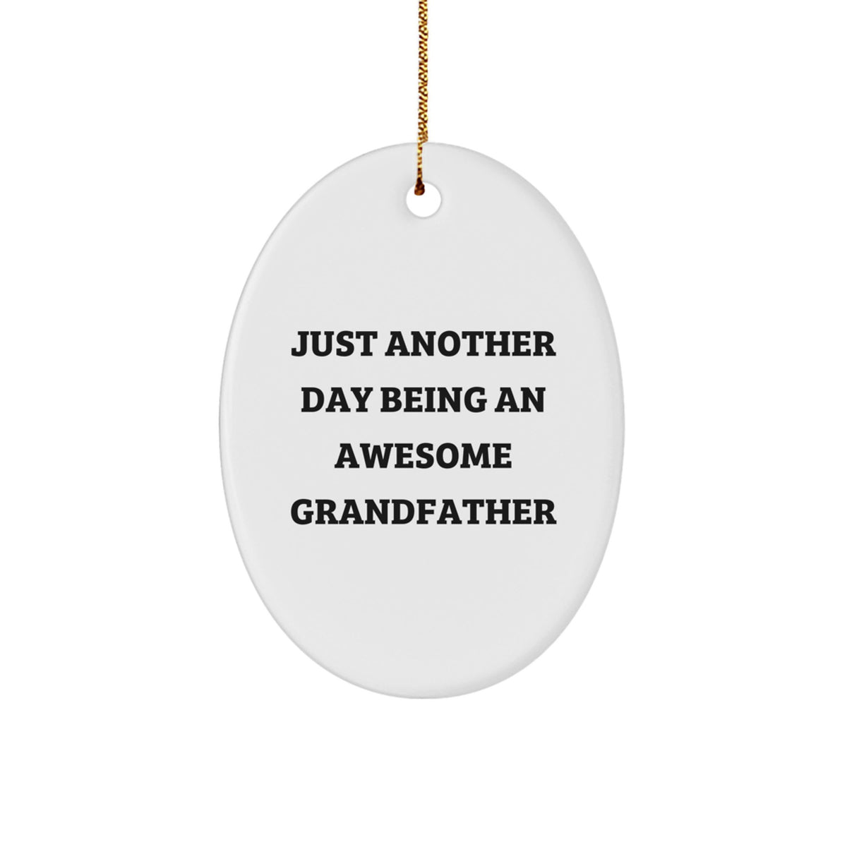 Grandfather Christmas Ornament Gift for a Son - Treasure Just Another - Image 1