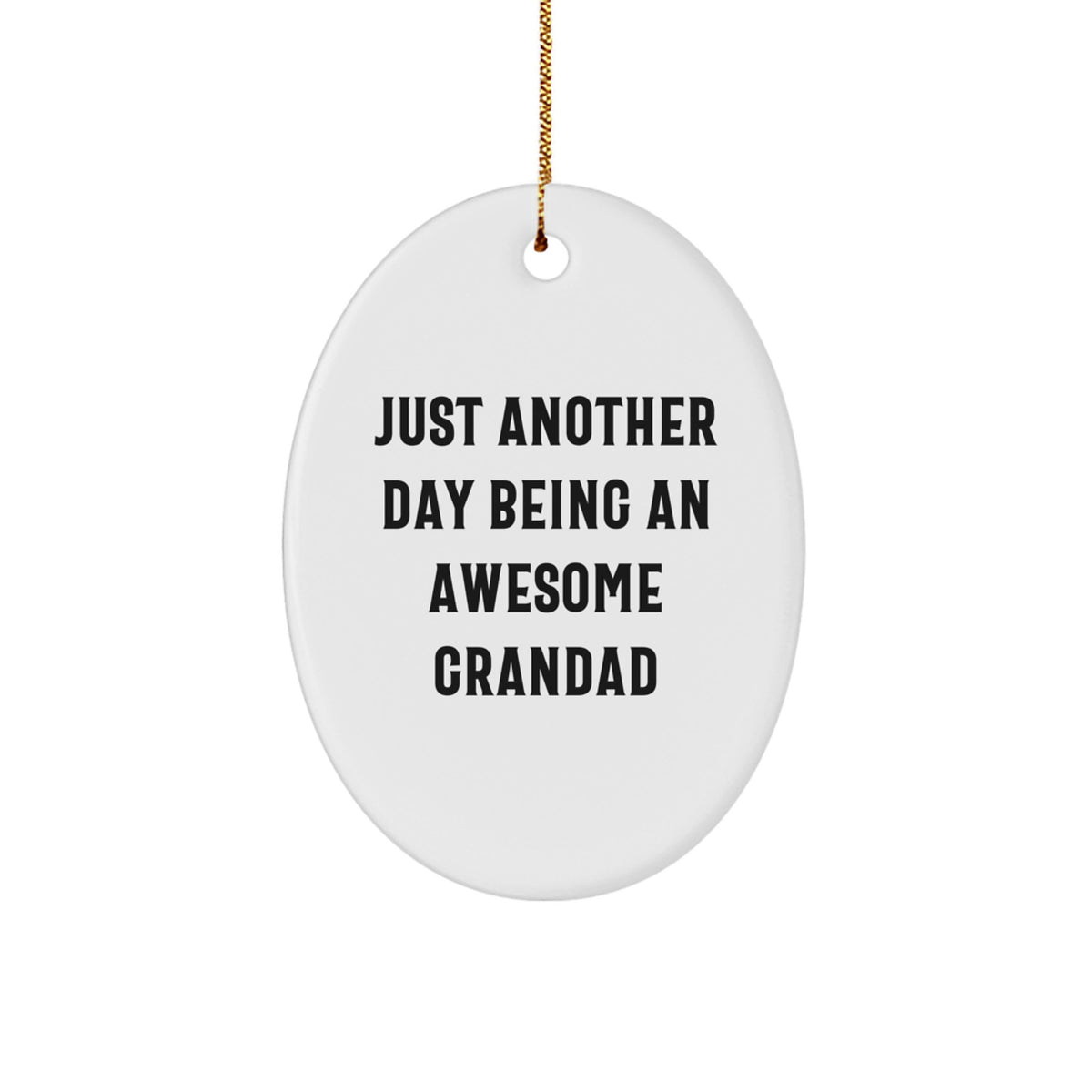 Grandad Keepsake Christmas Ornament for Him Gift - Image 1