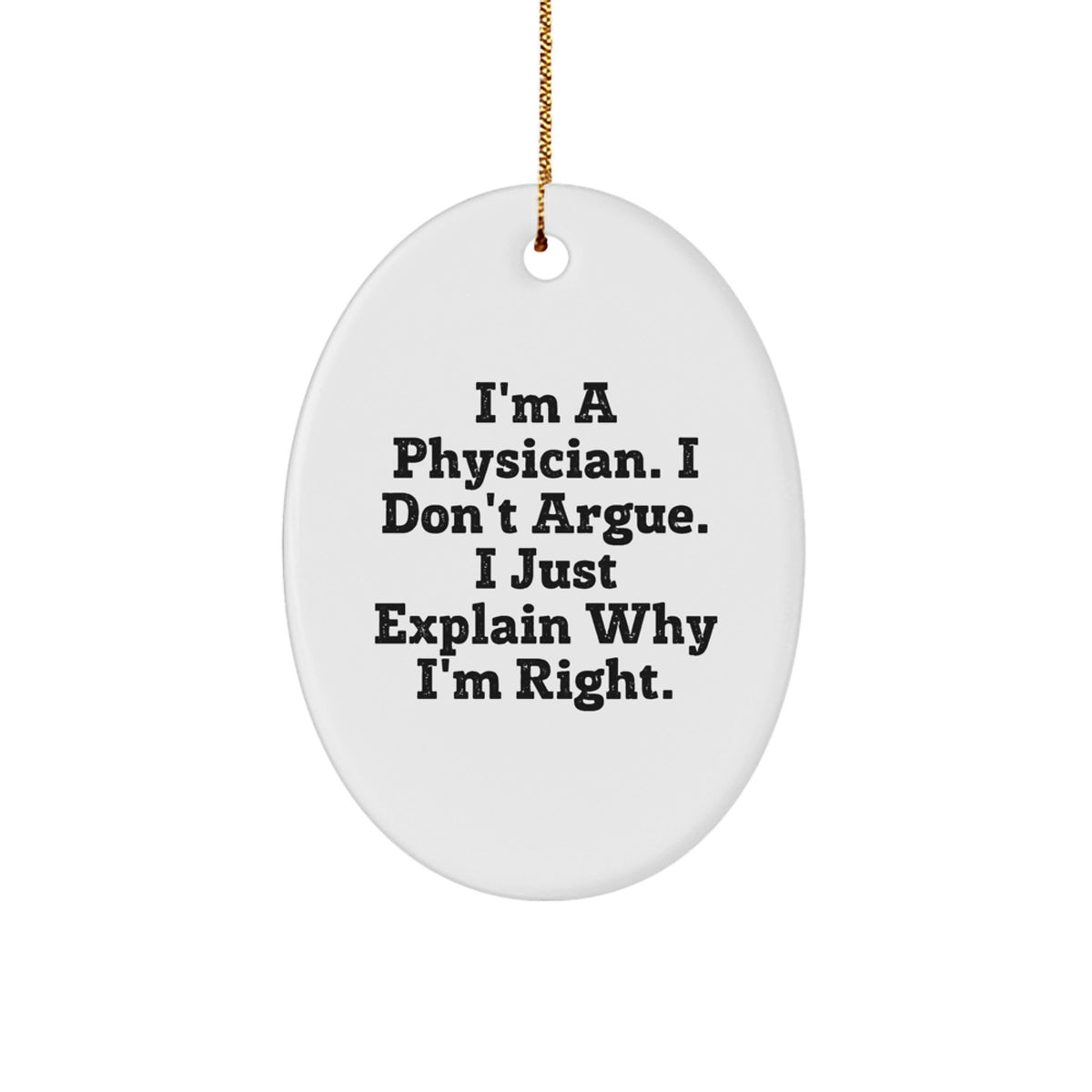 Christmas Ornament Gift for Coworkers - Physician's Insightful Idea - Image 1