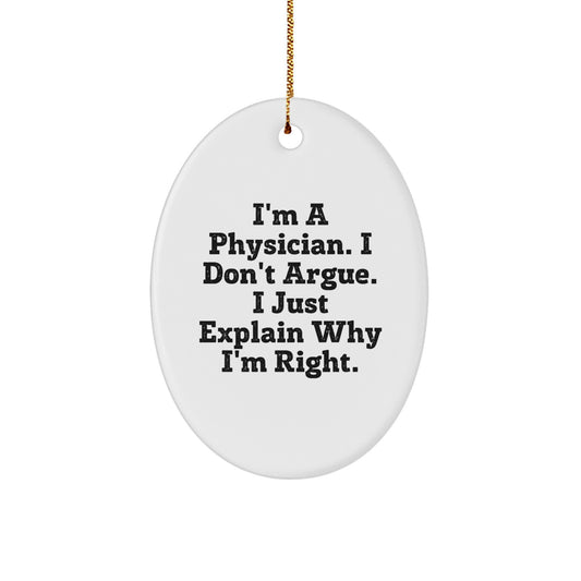 Christmas Ornament Gift for Coworkers - Physician's Insightful Idea - Image 1