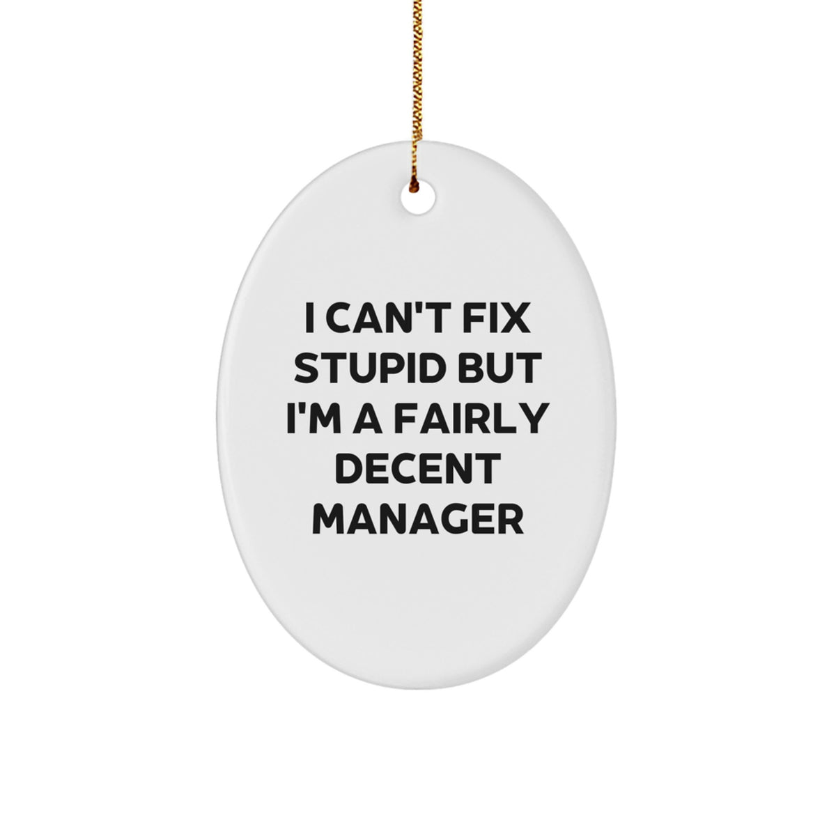 Manager Keepsake Christmas Ornament for Him Gift - Image 1