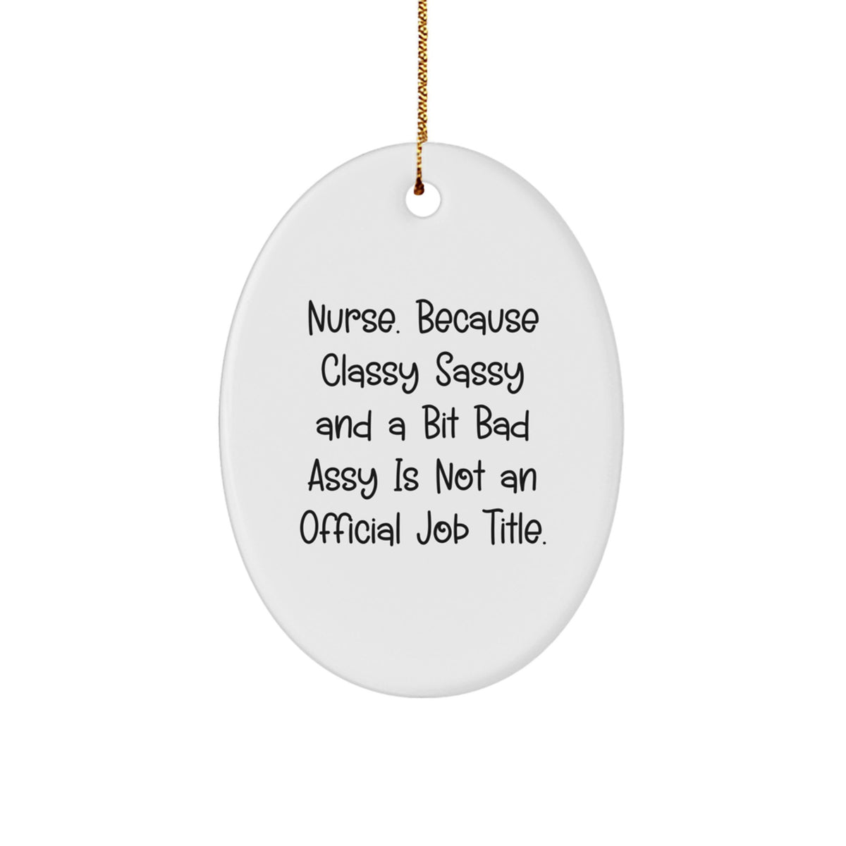 Nurse Christmas Ornament Keepsake for Him Gift - Image 1