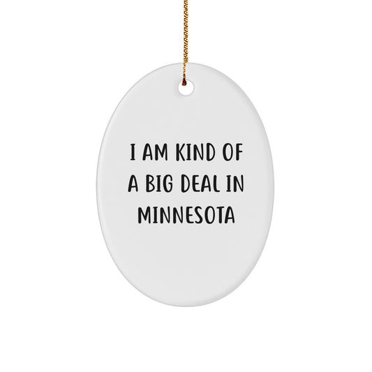 Minnesota Christmas Ornament Gift for Neighbors – Kind Of A Prime Selection - Image 1