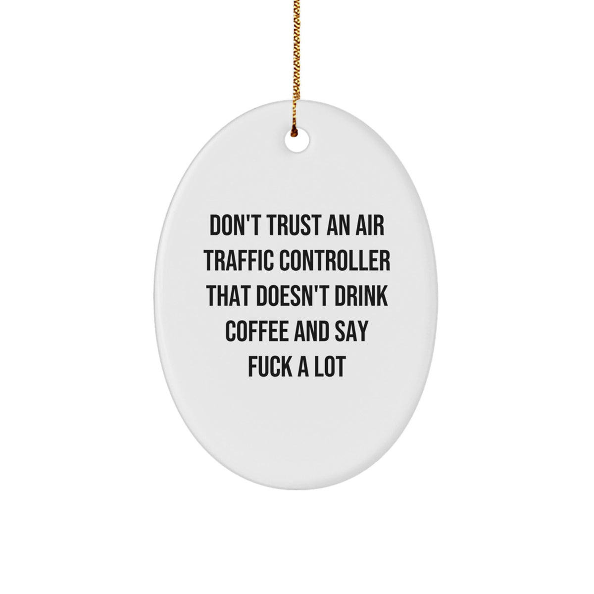 Christmas Ornament Gift for Family Air Traffic Controller Quote - Image 1