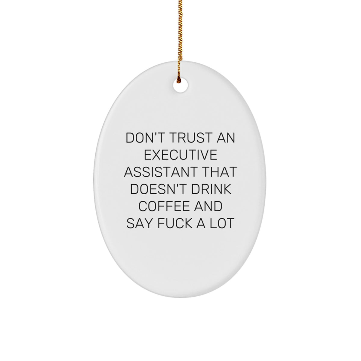 Executive Assistant Keepsake Holiday Christmas Ornament for Him Gift - Image 1