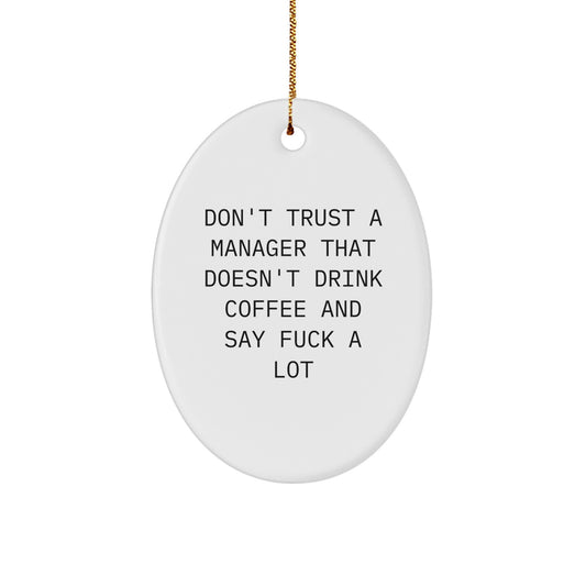 Family Treasure Manager Christmas Ornament Gift for Family Holiday - Image 1