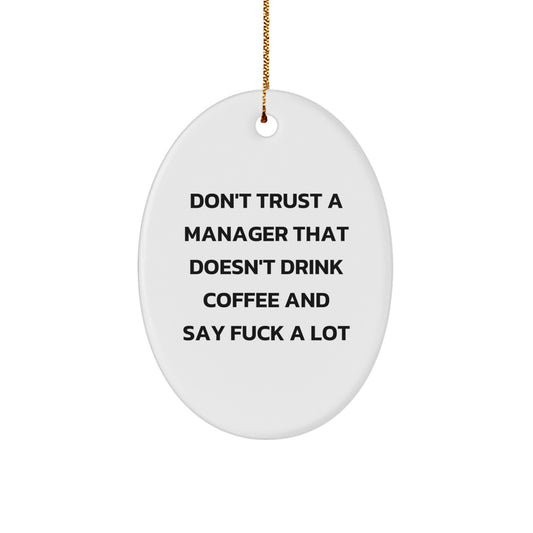 Manager Favorite Christmas Ornament Gift for Kids - Image 1