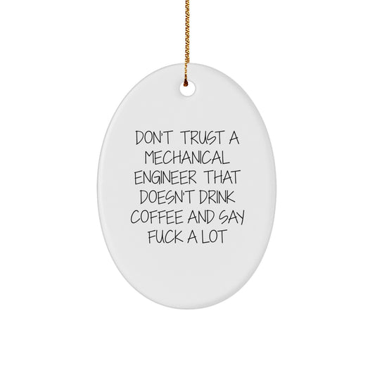 Mechanical Engineer Favorite Christmas Ornament for Kids Gift - Image 1