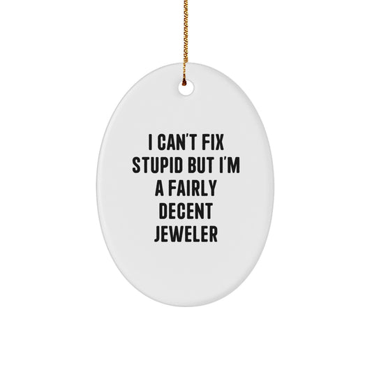 Christmas Ornament Gift for Teens A Fairly Decent Jeweler Surprise - Image 1