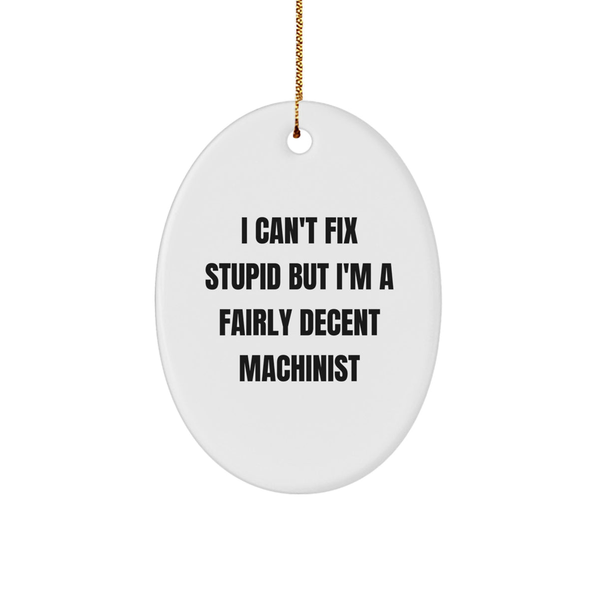 Machinist Family Treasure Christmas Ornament Gift - Image 1