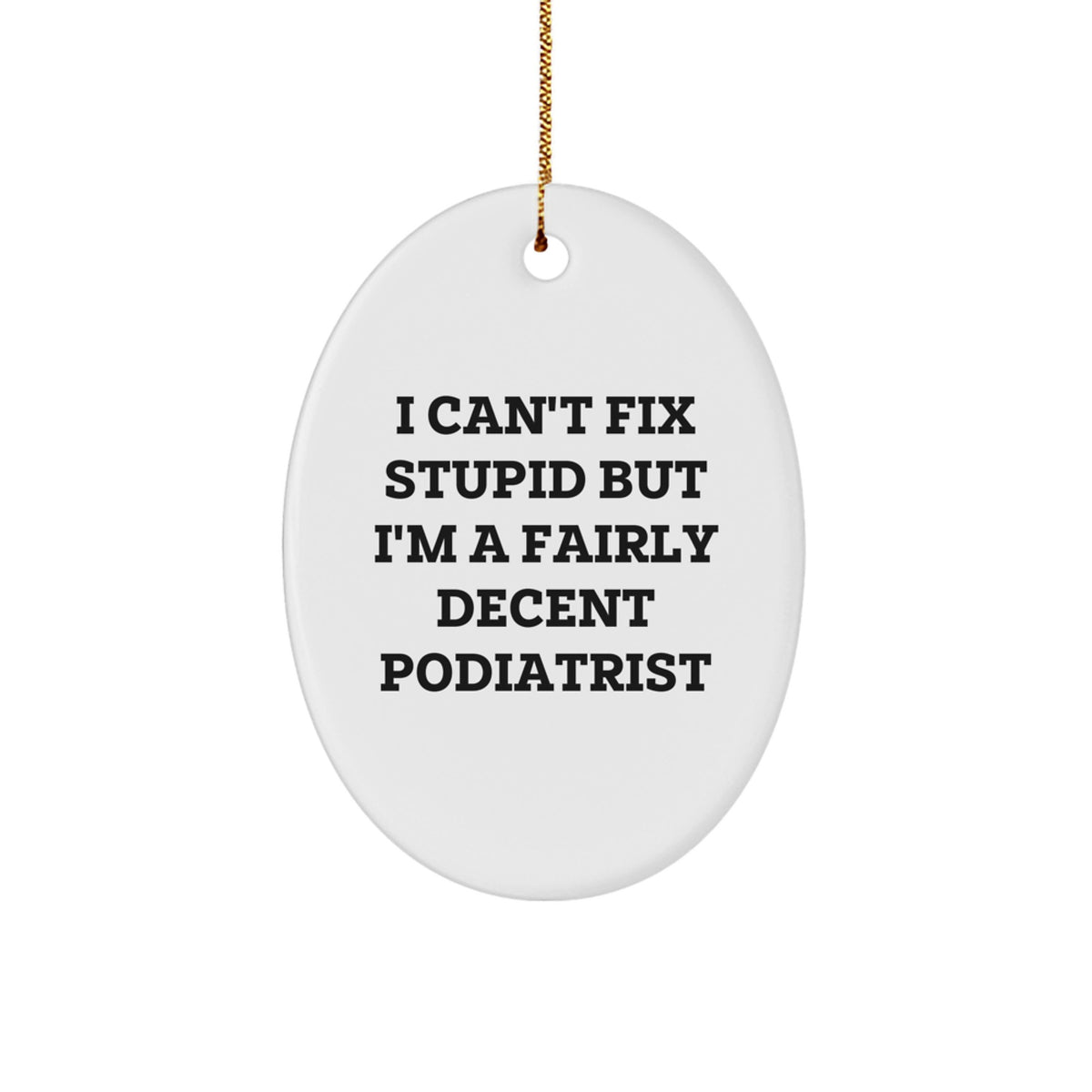 Christmas Ornament for Teens Gift Surprise Podiatrist - Image 1