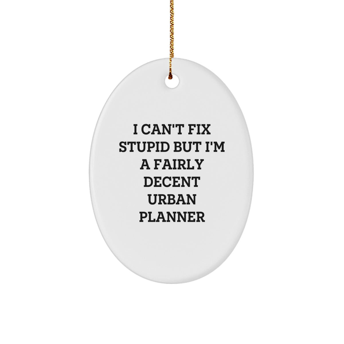 Christmas Ornament for Family Urban Planner Gift - A Treasure, I Can't - Image 1