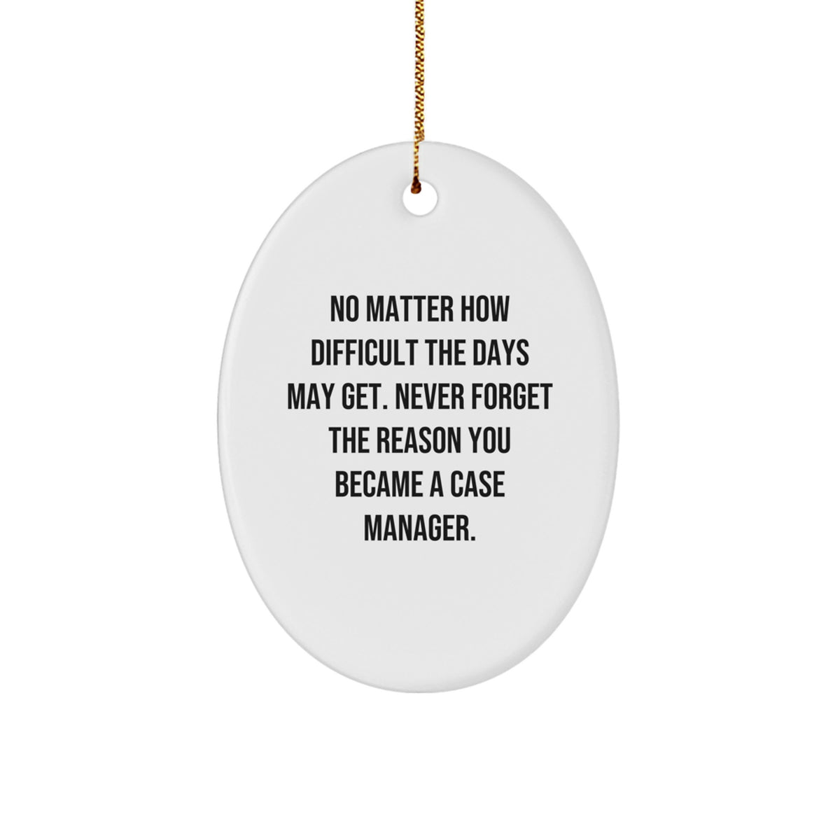 Christmas Ornament Gift for Coworkers Uplifting Case Manager Idea - Image 1