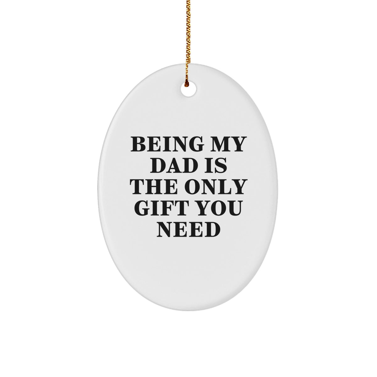 Heartwarming Novelty Dad Christmas Ornament for Grandpa Gift - Image 1