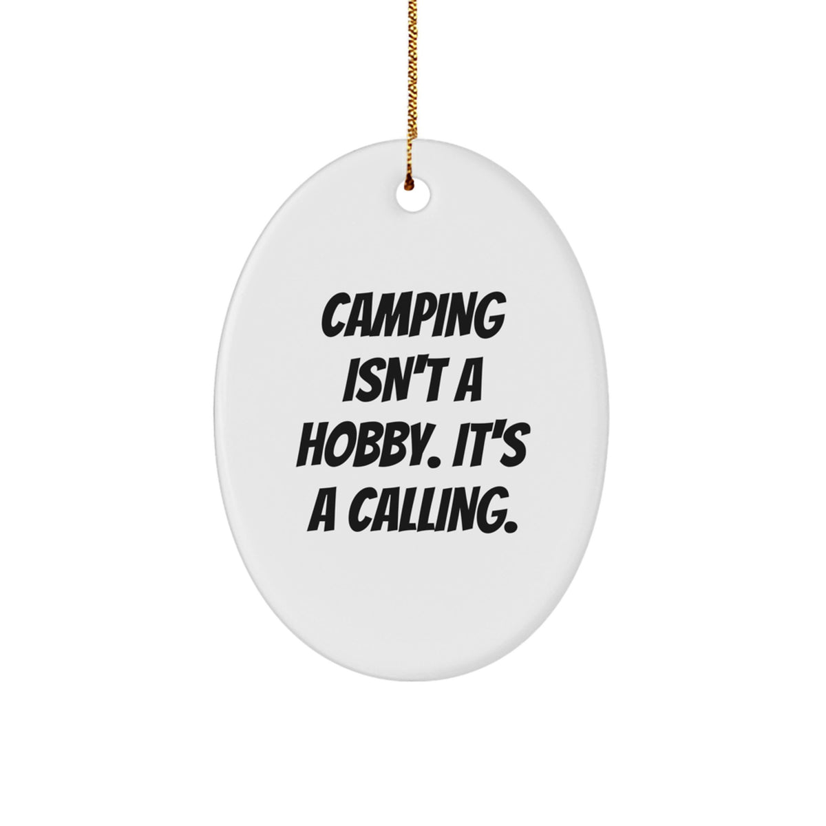Camping Favorite Kids Christmas Ornament Gift - Image 1
