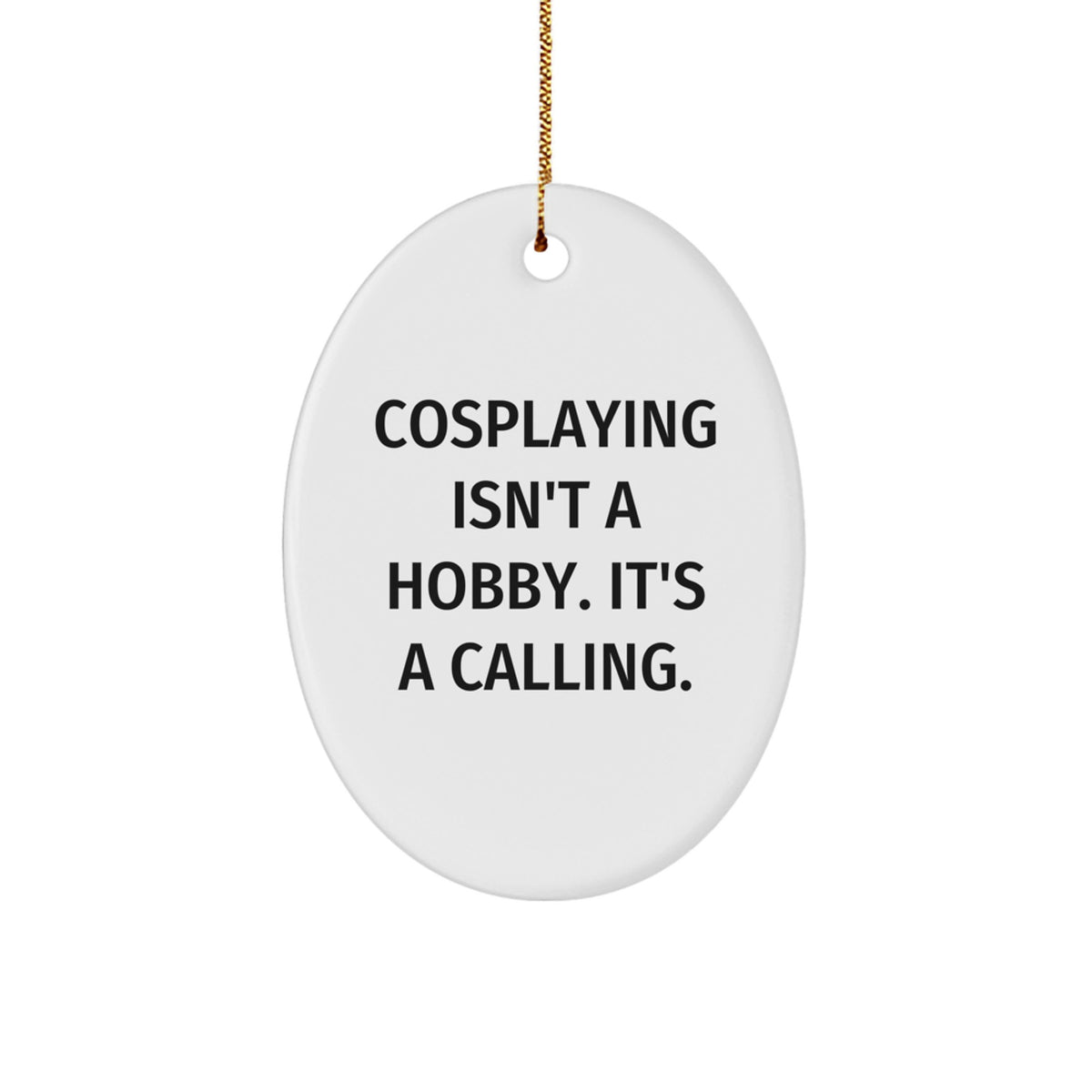 Bold Cosplaying Novelty Christmas Ornament for Friends Gift - Image 1