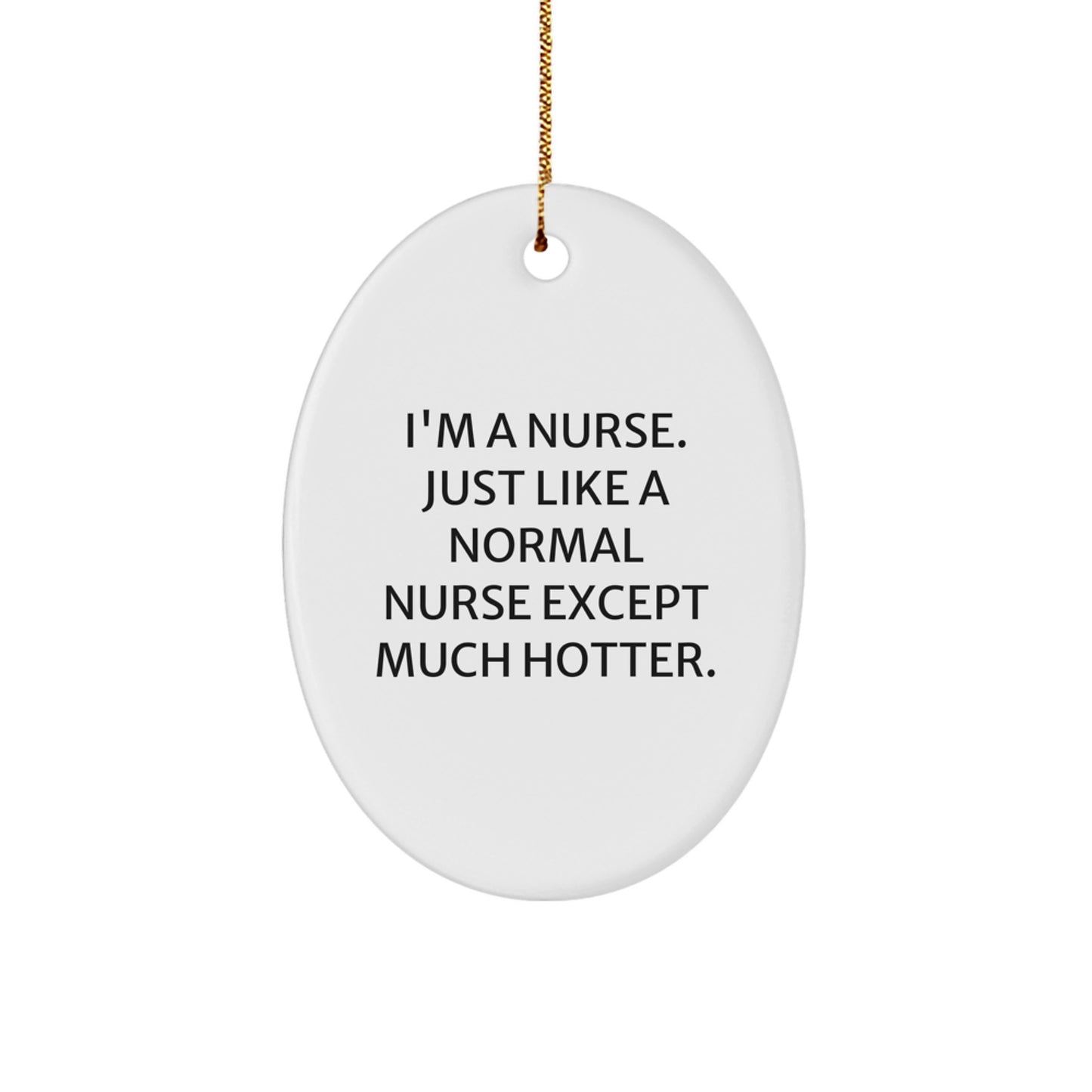 Nurse Keepsake Christmas Ornament for Him Gift – Warm Holiday Cheer - Image 1