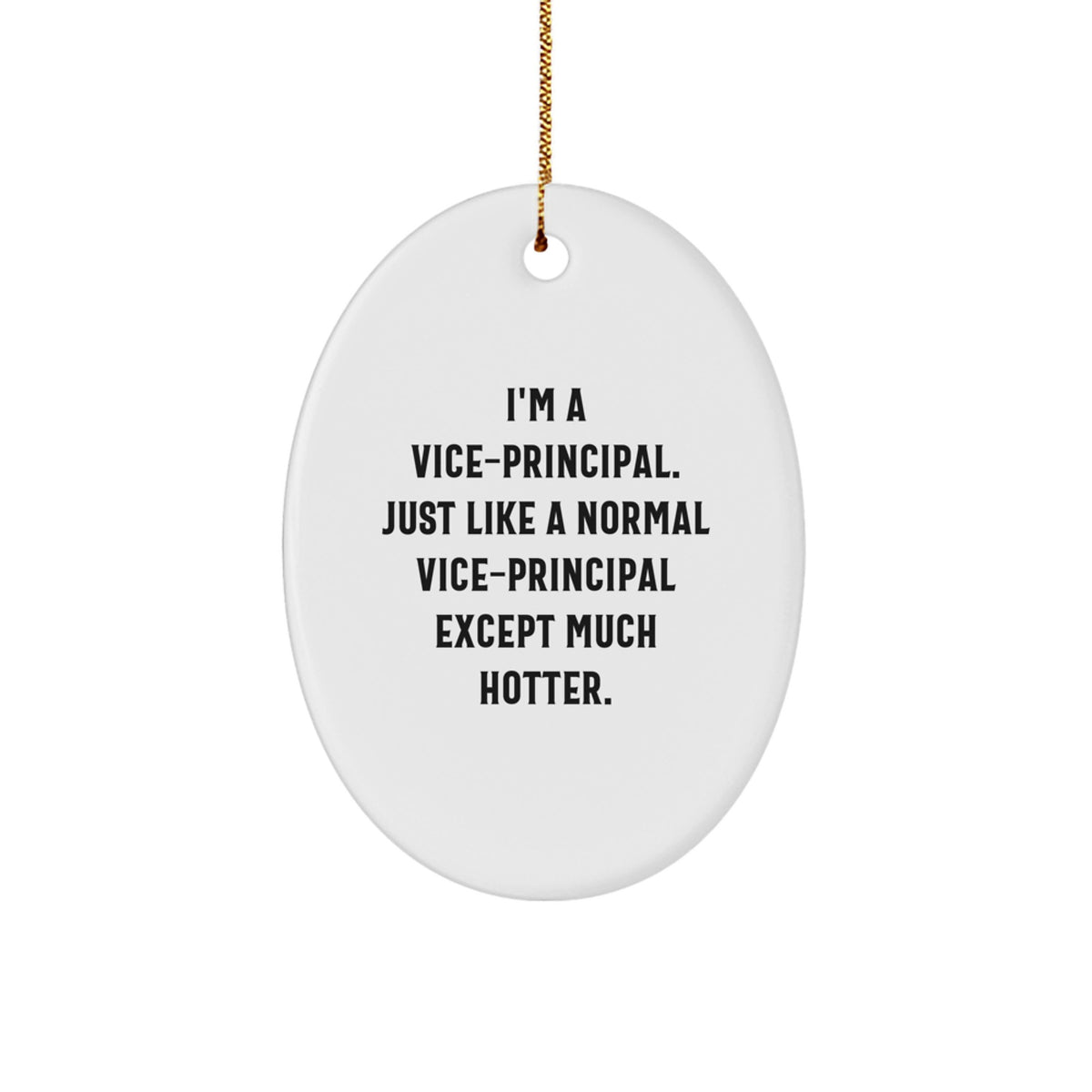 Vice-Principal Keepsake Christmas Ornament for Him Gift - Image 1