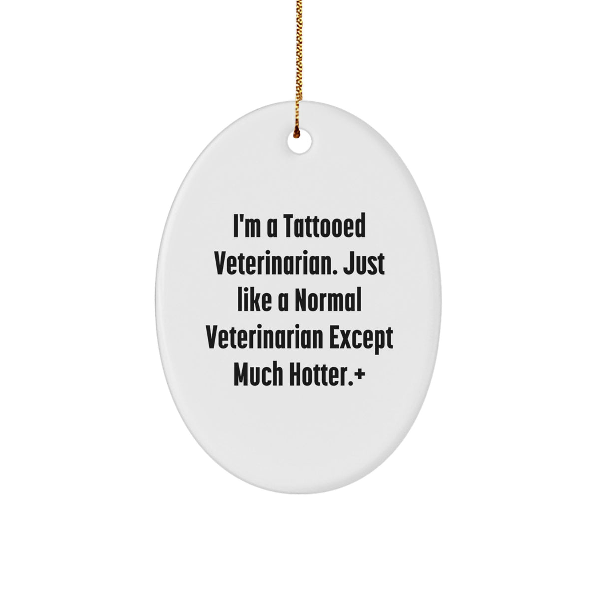 Veterinarian Christmas Ornament Keepsake for Him Tattooed Gift - Image 1