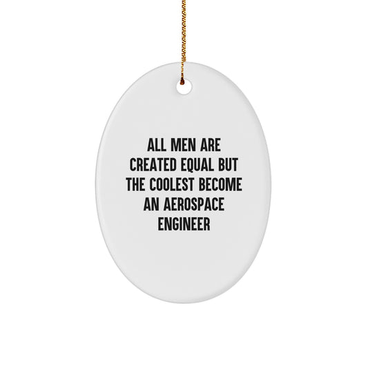Witty Aerospace Engineer Novelty Christmas Ornament for Friends Gift - Image 1
