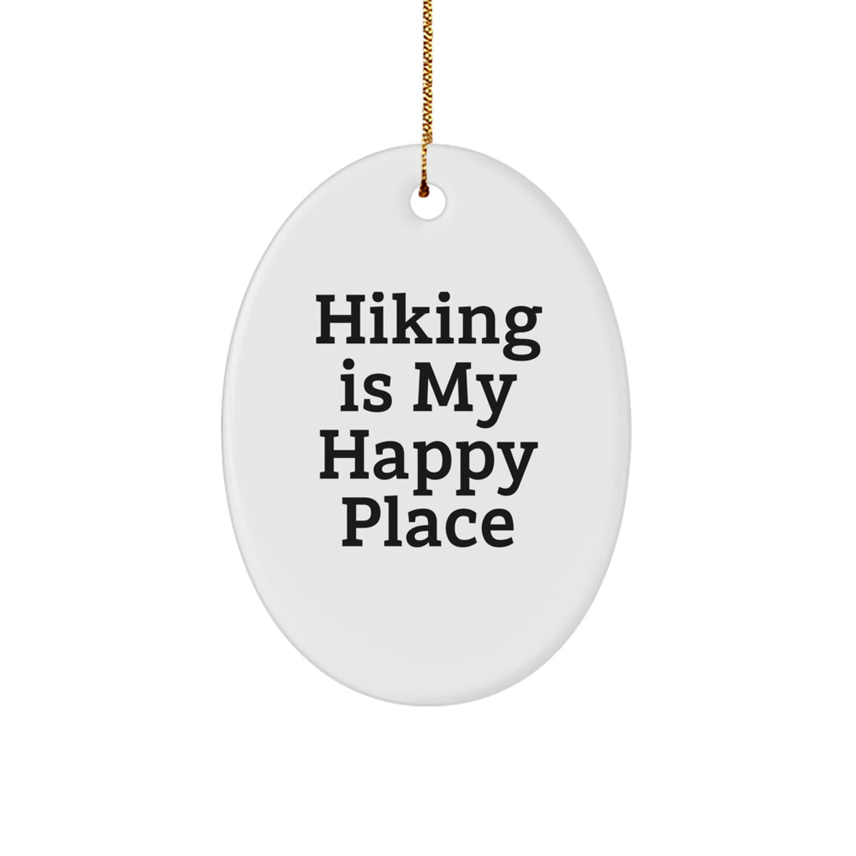 Christmas Gift for Her Hiking Ornament Present - Image 1