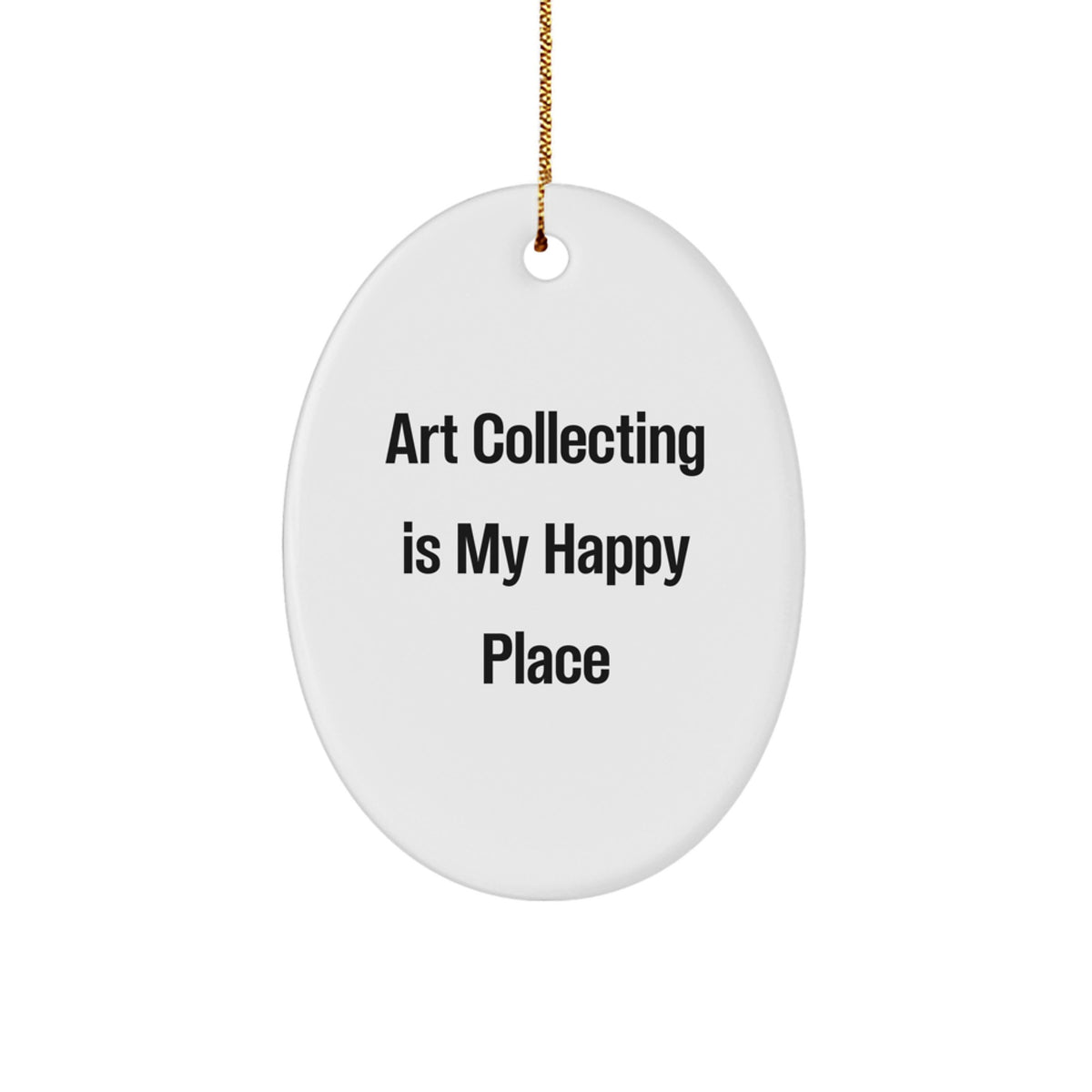 Christmas Unique Gift Oval Art Collecting Ornament for Her Present - Image 1