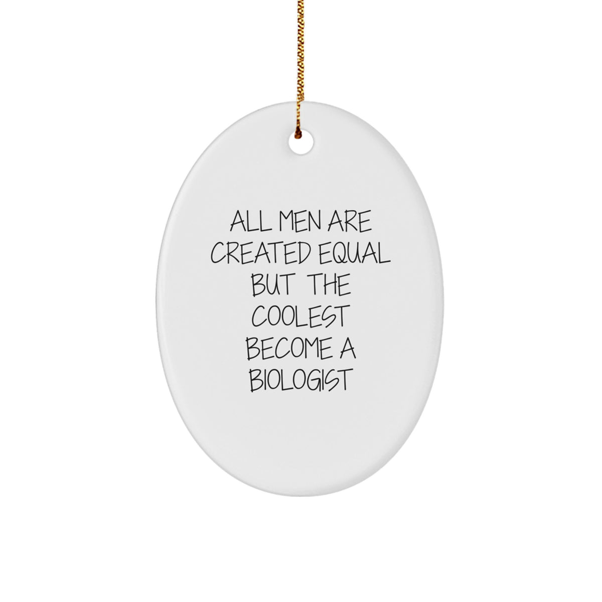 Biologist Keepsake Christmas Ornament for Him Vibrant Bright Gift - Image 1