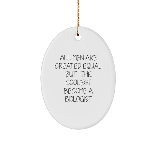 Biologist Keepsake Christmas Ornament for Him Vibrant Bright Gift - Image 1