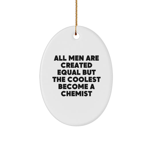 Chemist Christmas Ornament Keepsake for Him Humorous Gift for Christmas - Image 1