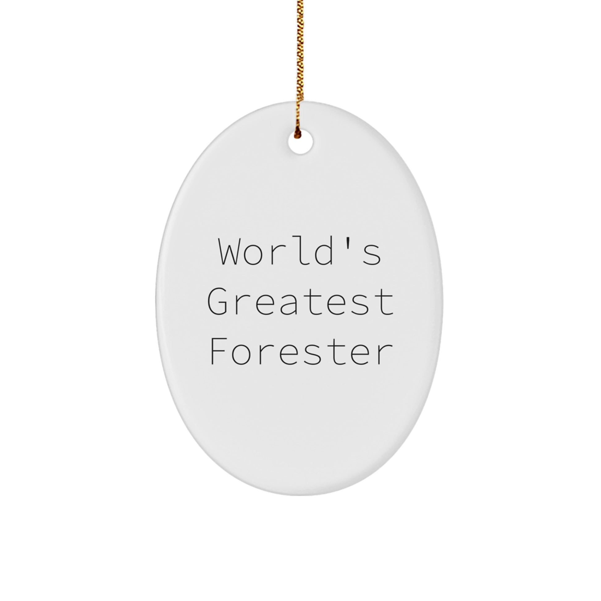 Forester Keepsake Christmas Ornament for Him Gift - Image 1
