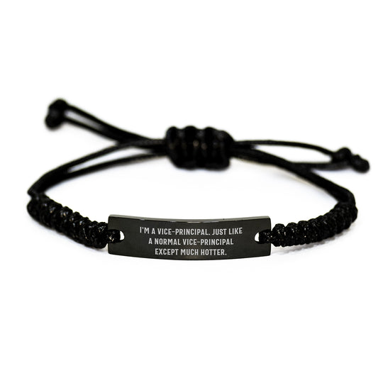 Vice-Principal Keepsake Rope Bracelet for Him Premium Birthday Gift - Image 1