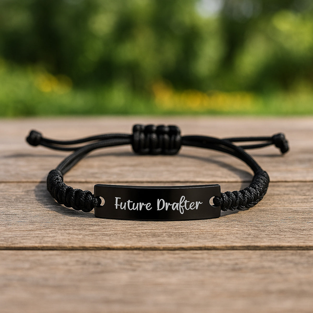Funny Drafter Rope Bracelet Gifts from Friends, Inspirational Future Drafter Birthday Unique Gifts for Men, Women, Coworkers, Family - Fun Rope Jewelry - Image 2
