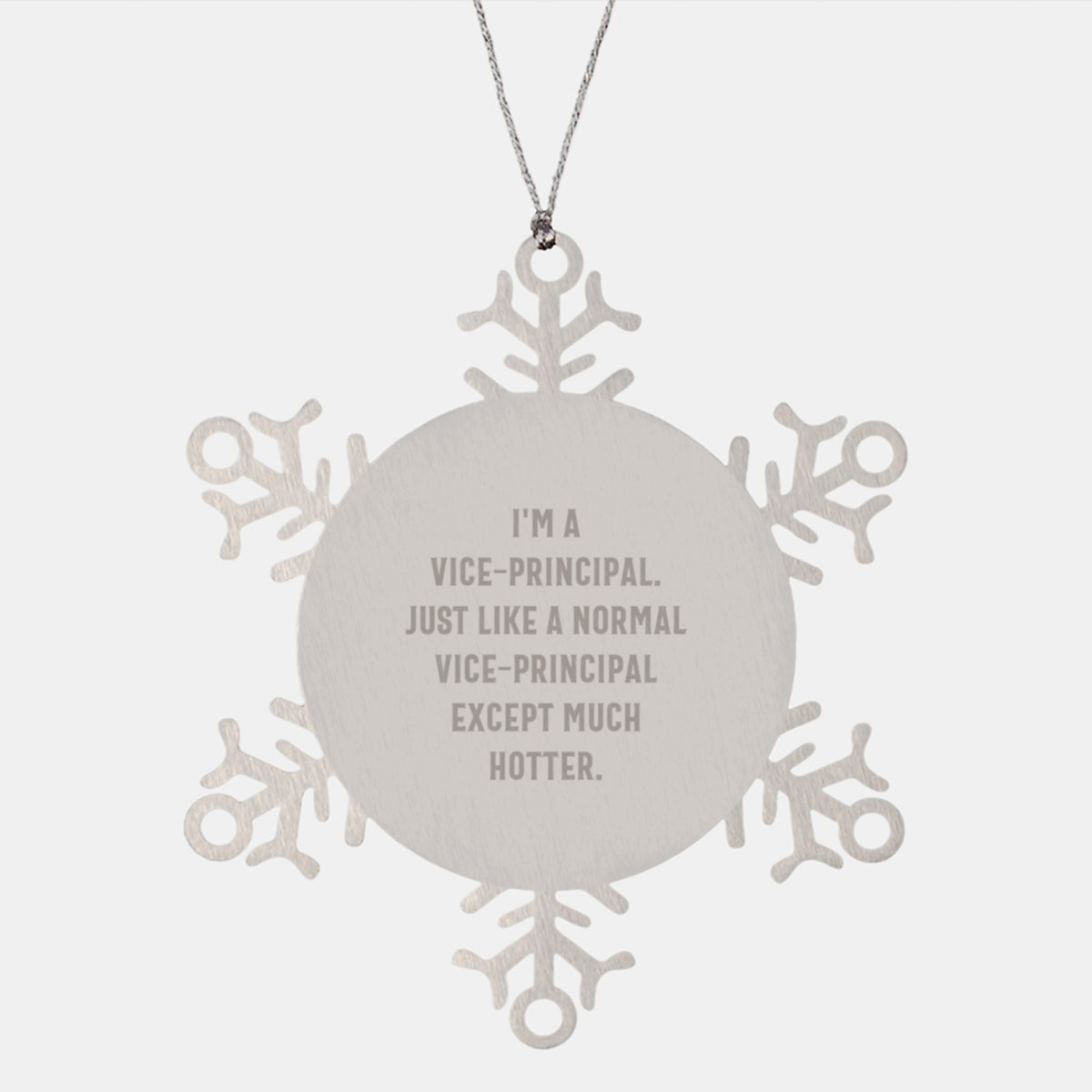Vice-Principal Keepsake Christmas Ornament for Him Durable Gift - Image 1