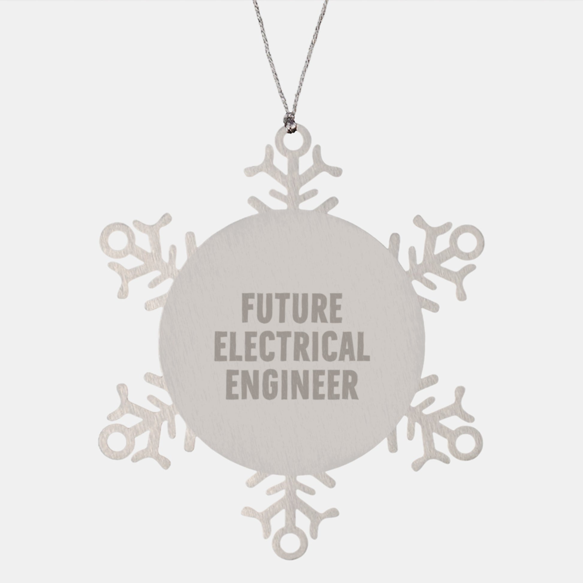 Funny Quote for Electrical Engineer, Unique Snowflake Ornament, Christmas Unique Gifts from Friends to Electrical Engineer Colleagues - Image 1