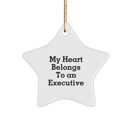 Executive Star Ornament Funny Quote Gifts from Men to Executive Friends - Image 1