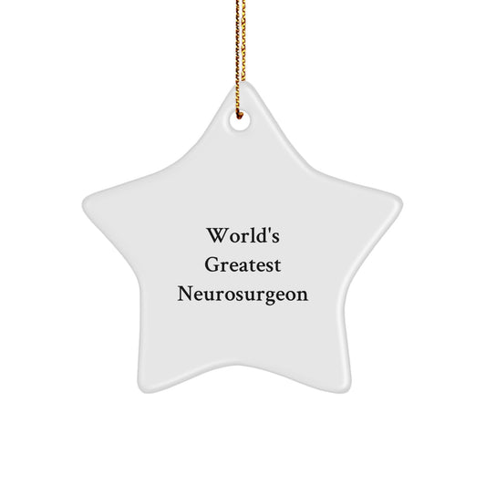 Funny World's Greatest Neurosurgeon Christmas Unique Gifts from Friends and Family for Him - Image 1