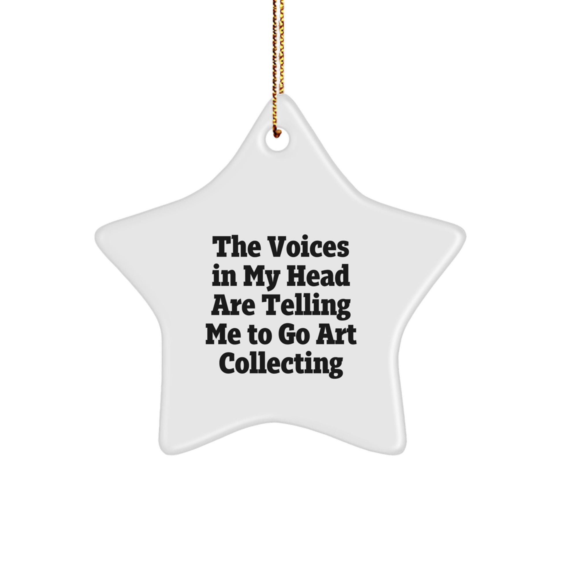 Funny Art Collecting Star Ornament Gifts from Friends for Christmas Unique Decorations - Image 1
