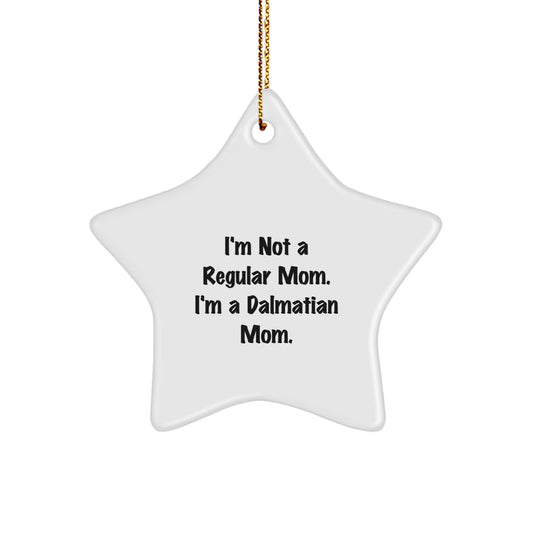 Dalmatian Mom Christmas Star Ornament Gifts from Men to Women Friends and Family - Image 1