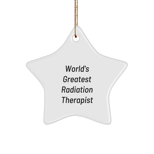 Funny World's Greatest Radiation Therapist Gifts for Men Friends Coworkers from Women - Image 1
