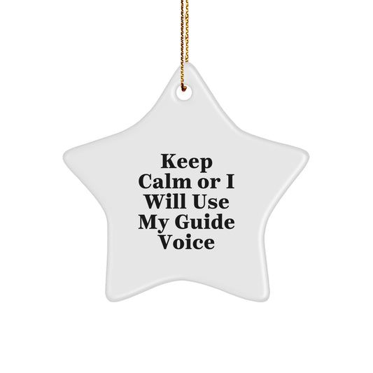 Funny Guide Star Ornament Gifts from Family for Guide Friends and Family Members This Christmas - Image 1